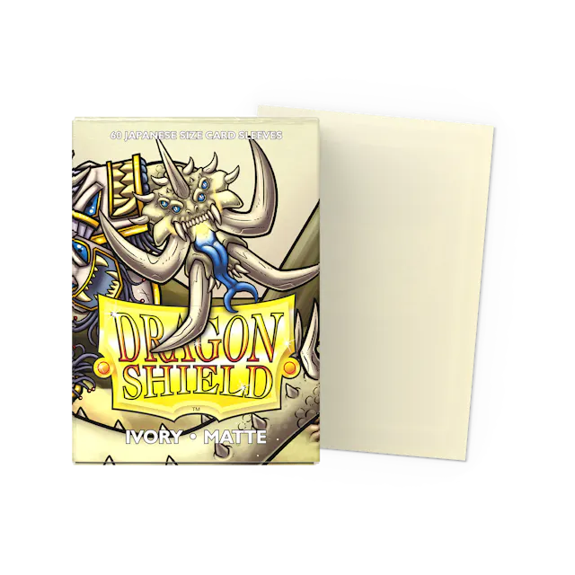 Dragon Shield 60ct Mini Matte Ivory
